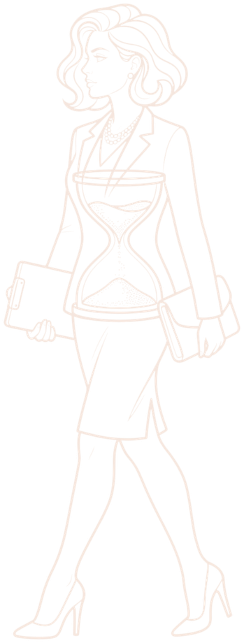 Ilustracija: poslovna žena s mapom